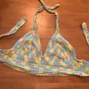 Crocheted beach / swim / festival top